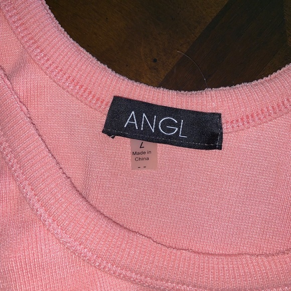 Pink Tank Ribbed Crop Top - Picture 3 of 3